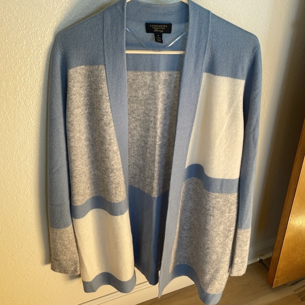 100% Cashmere Cardigan Sweater